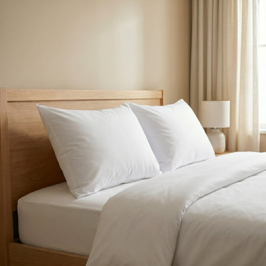 Fundas de almohada de percal 233 hilos 50x70 cm calidad hotel