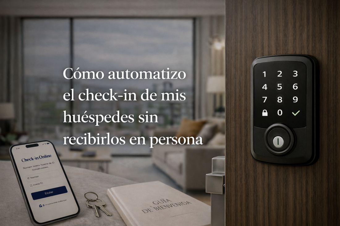 Cómo automatizo el check-in sin recibir a los huéspedes en persona 🔐