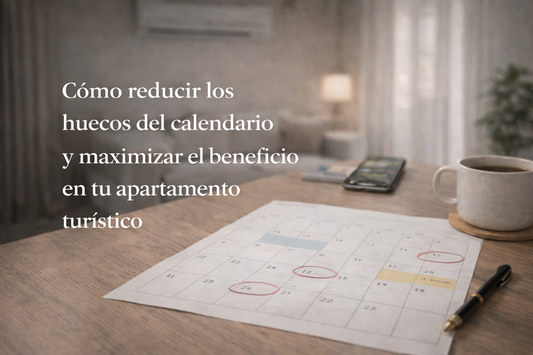 Cómo reducir los huecos del calendario y ganar más con tu apartamento turístico 📅