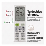 Universal A/C Remote Control | Save up to 30% on energy consumption with Max/Min Temperature limits | Hidden Combination