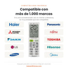 Mando universal de aire acondicionado con limitador de temperatura Todoanfitriones