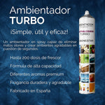Neutralizador de olores en uso en habitación de apartamento turístico o casa rural