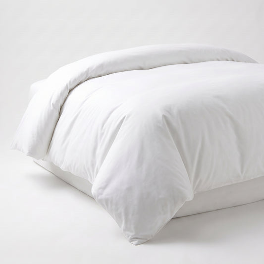 Funda Nórdica de Hostelería Percal 233 Hilos — 100% Algodón — Calidad Hotel para Alojamientos Turísticos, Casas Rurales, Campings y Hoteles Boutique (150x220 y 220x240 cm)