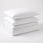 Pack de Cama de Hostelería — Juego de Sábanas Percal 233 Hilos — Funda Nórdica, Bajera y 2 Fundas de Almohada — 100% Algodón Calidad Hotel para Alojamientos Turísticos, Casas Rurales, Campings y Hoteles Boutique (90 a 180 cm)