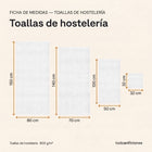 Toallas Rizo Americano 600 g/m² · Calidad Hotel