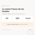 Pack de Cama de Hostelería — Juego de Sábanas Percal 233 Hilos — Funda Nórdica, Bajera y 2 Fundas de Almohada — 100% Algodón Calidad Hotel para Alojamientos Turísticos, Casas Rurales, Campings y Hoteles Boutique (90 a 180 cm)