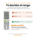 Mando Universal Aire Acondicionado con Límite de Temperatura