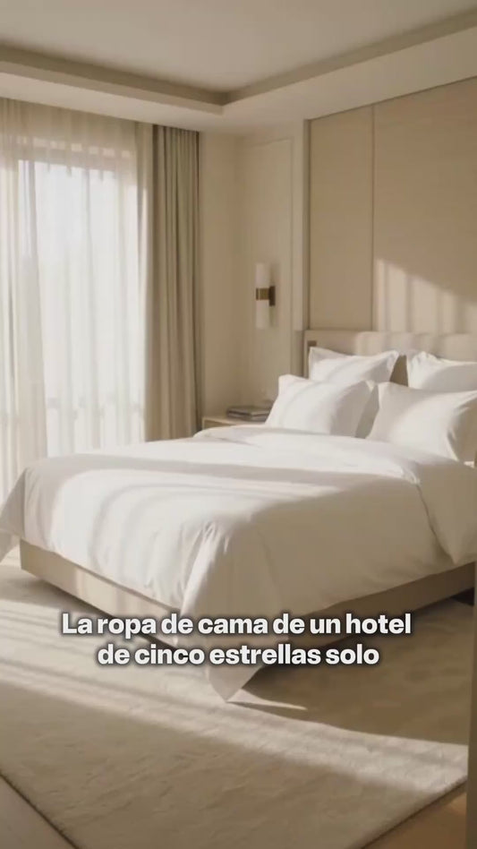Juego de Sabanas con Funda Nórdica Percal 233 Hilos · Hotel